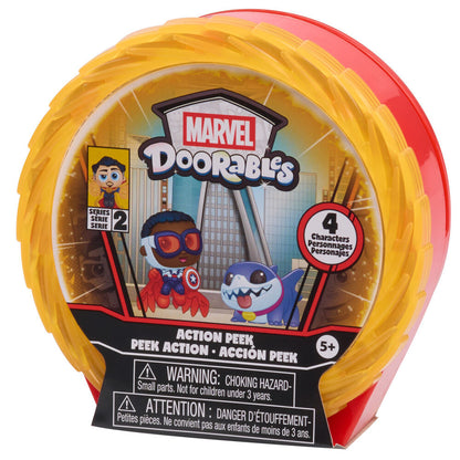 Surprise capsule 4 figures Action Mini Peek Series 2 Marvel Doorables assorted