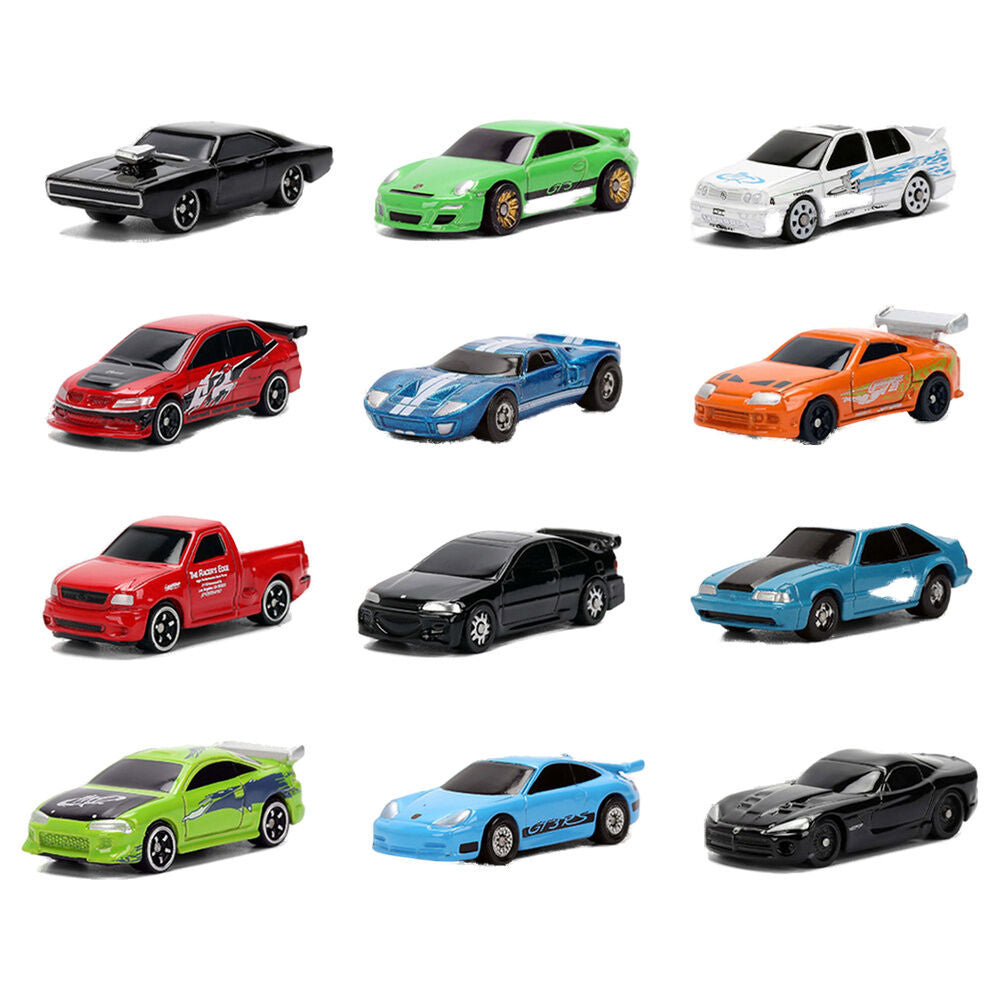 surprise car die cast fast & furious 4cm assorted
