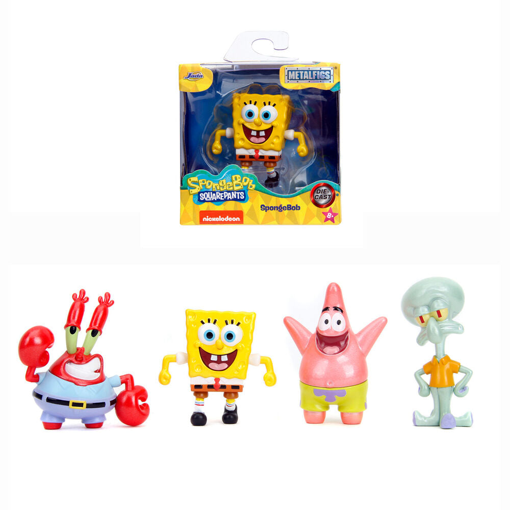 spongebob squarepants metalfigs figure 7cm assorted