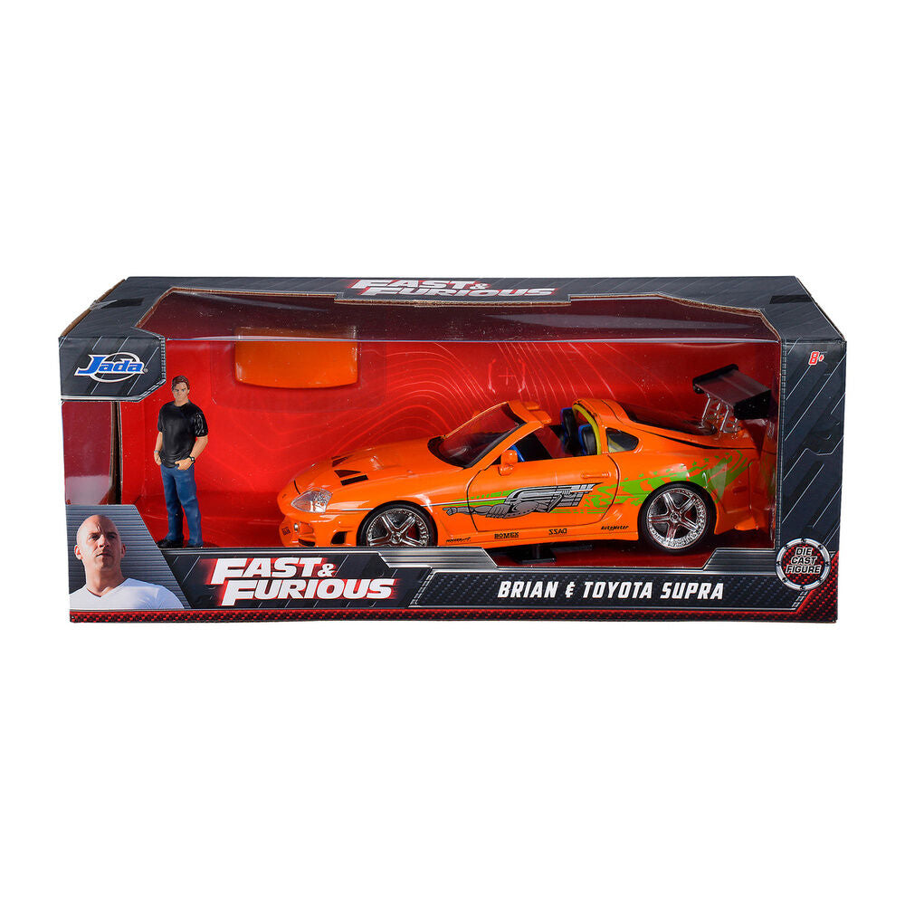 Blister figure Brian + Toyota Supra Fast & Furious car