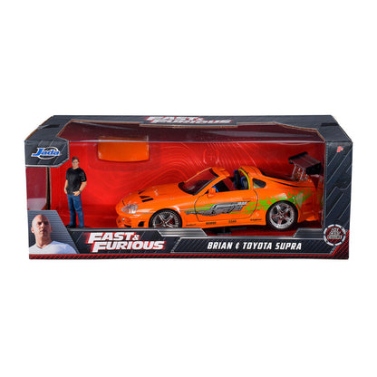Blister figure Brian + Toyota Supra Fast & Furious car