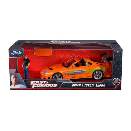 Blister figure Brian + Toyota Supra Fast & Furious car