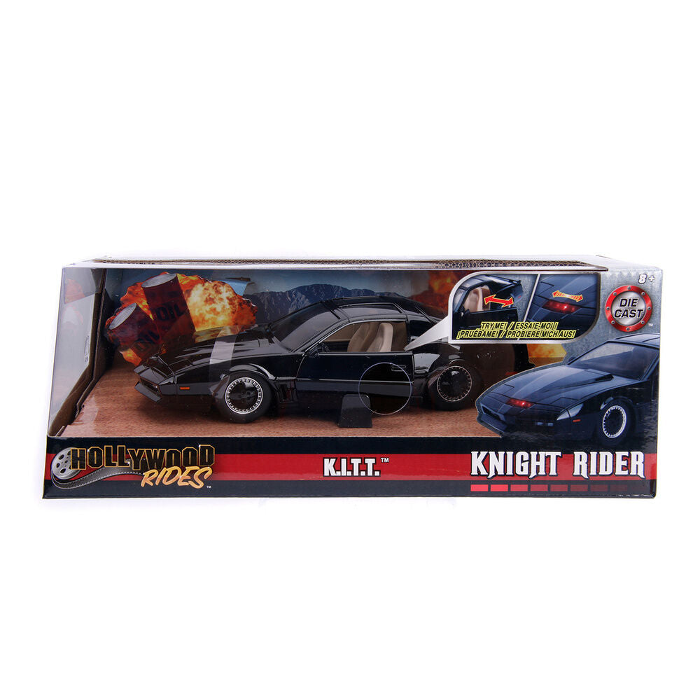 Replika metalowych świateł Knight Rider