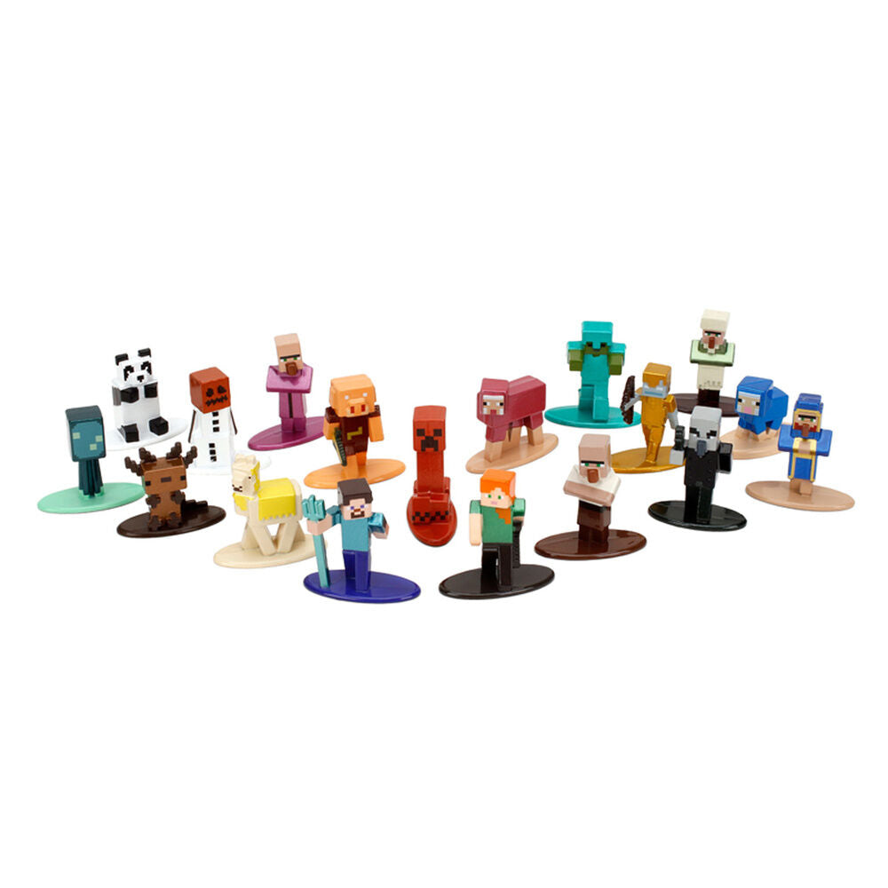Blister 18 Minecraft figures 4cm