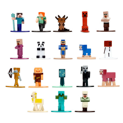 Blister 18 Minecraft figures 4cm
