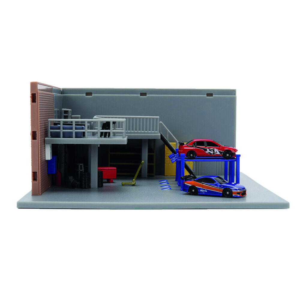 Replica del diorama del garage di Han in Fast & Furious