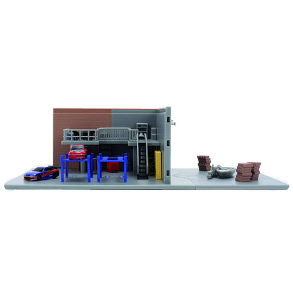 Replica del diorama del garage di Han in Fast & Furious