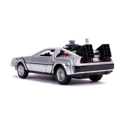 Replika samochodu DLorean Time Machine z filmu Powrót do przyszłości II