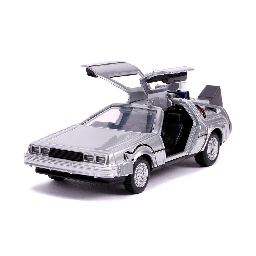 replica dlorean time machine car from back to the future ii