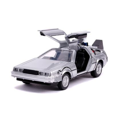 replica dlorean time machine car from back to the future ii
