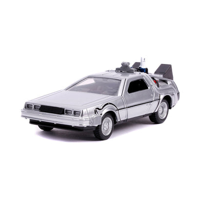 Replika samochodu DLorean Time Machine z filmu Powrót do przyszłości II