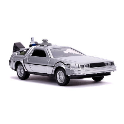Replika samochodu DLorean Time Machine z filmu Powrót do przyszłości II
