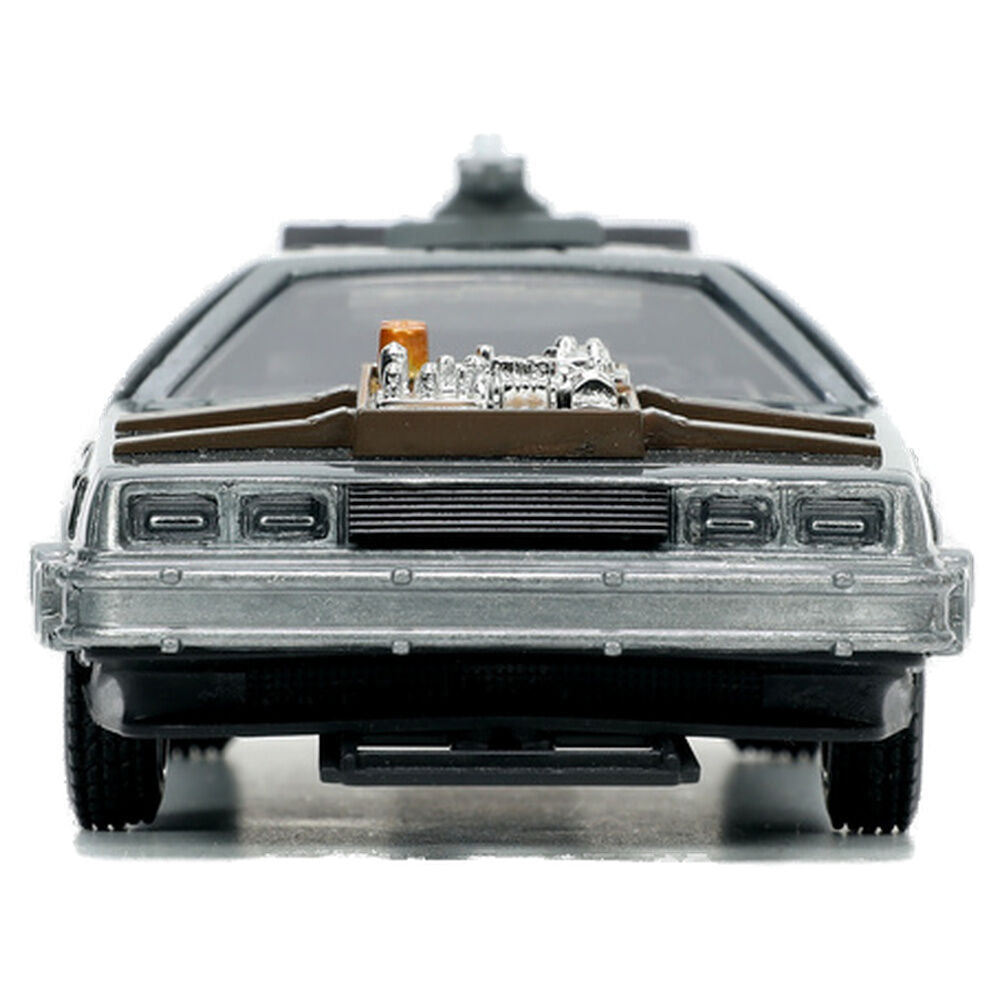 Replika samochodu DLorean Time Machine z filmu Powrót do przyszłości III