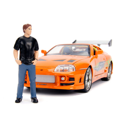 Blister figure Brian + Toyota Supra Fast & Furious car
