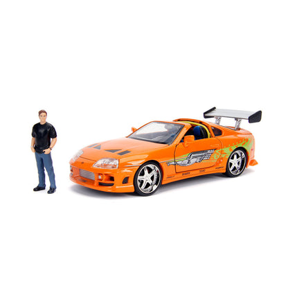 Blister figure Brian + Toyota Supra Fast & Furious car