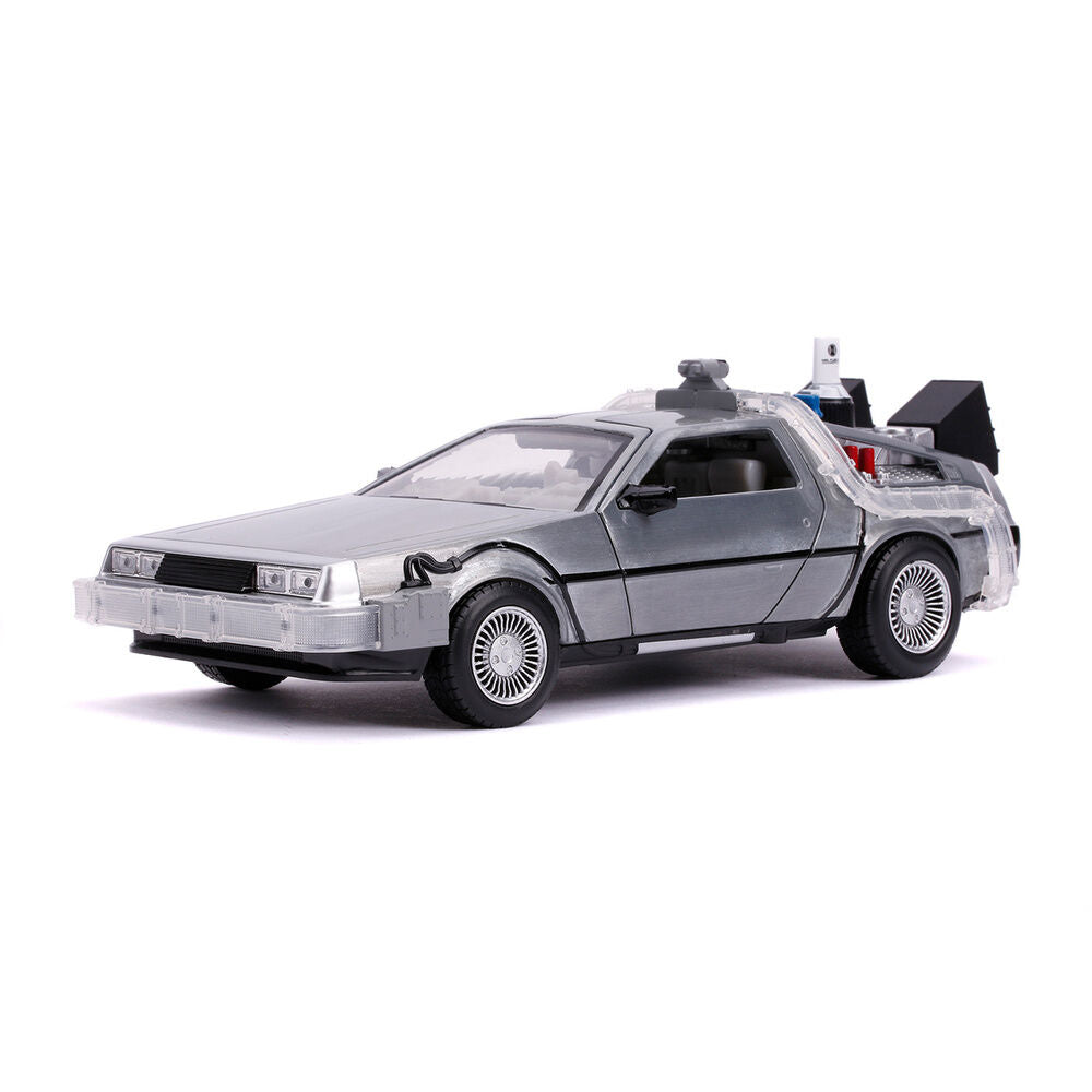 replica dlorean car from back to the future ii