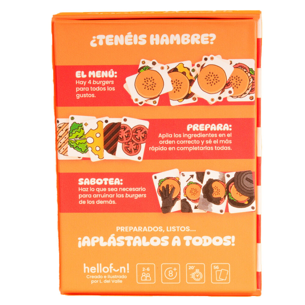 Smash Burger Spiel auf Spanisch