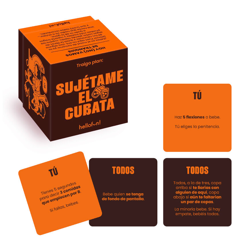 spanish game "hold my drink"