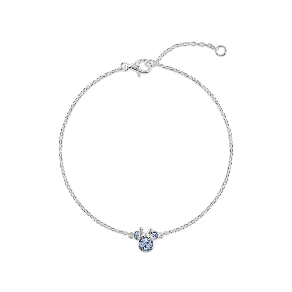 minnie mouse disney silver bracelet december