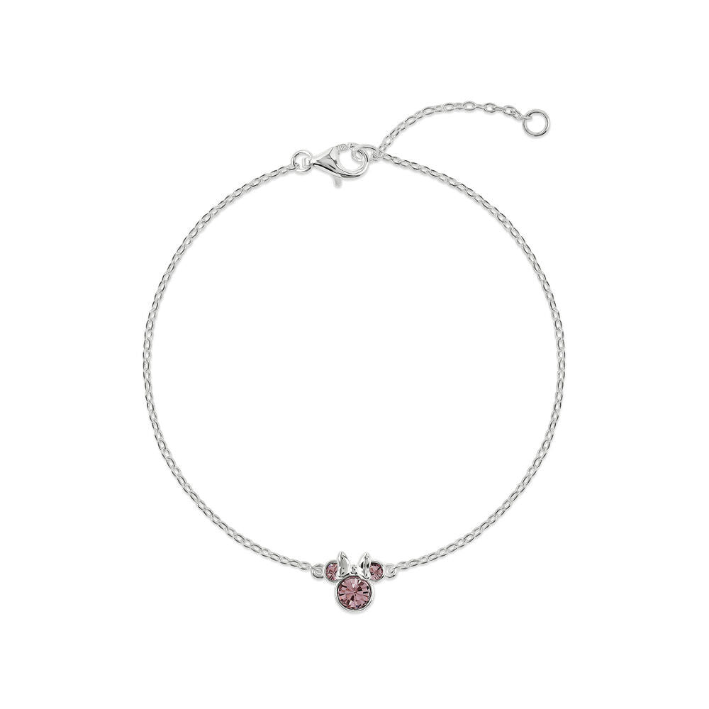 minnie mouse disney silver bracelet february