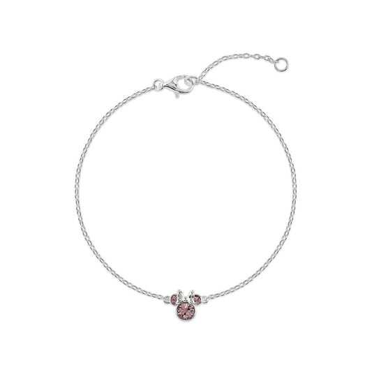 minnie mouse disney silver bracelet february