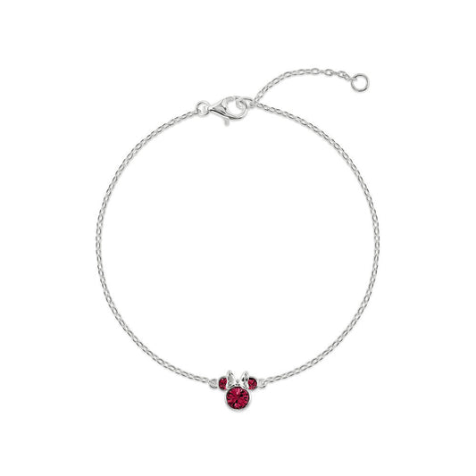 julio minnie disney silver bracelet