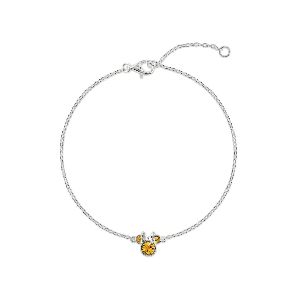 minnie mouse disney silver bracelet november