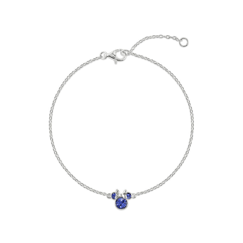 minnie disney september bracelet  silver