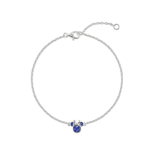 minnie disney september bracelet  silver