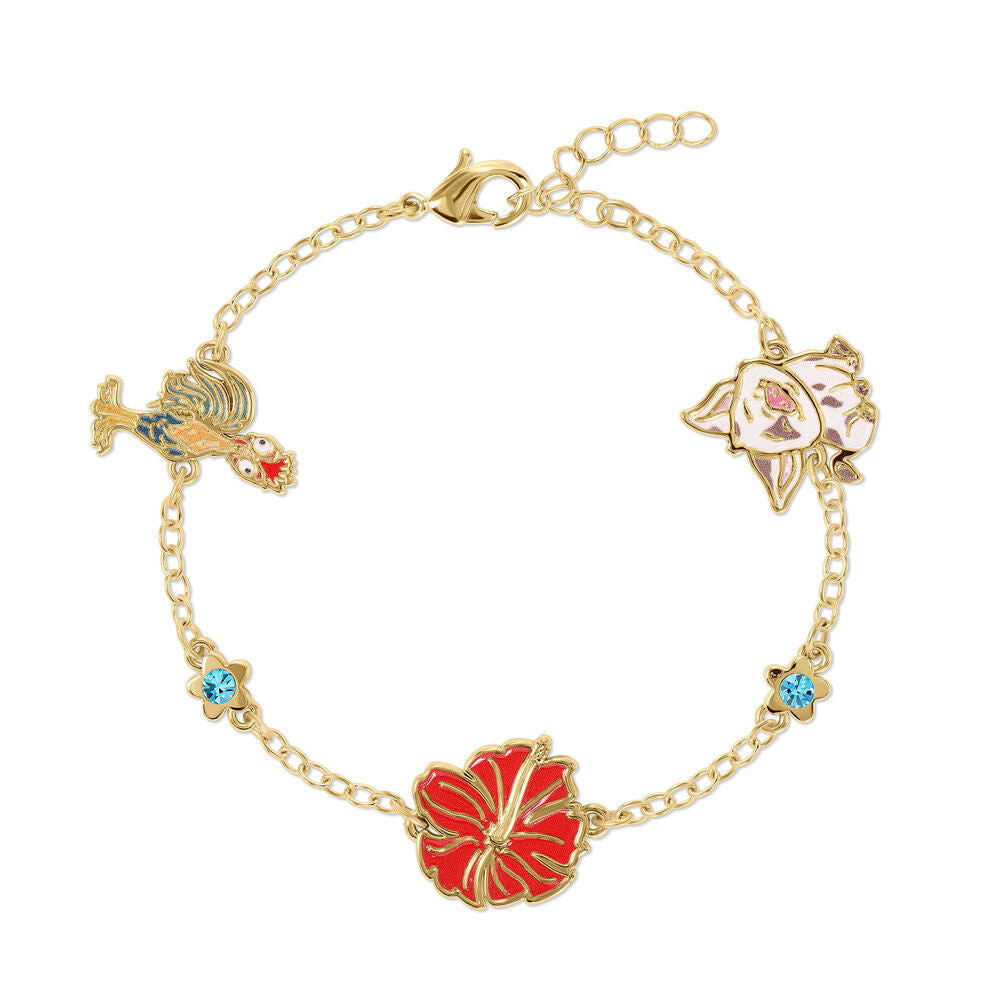disney moana vaiana charm bracelet