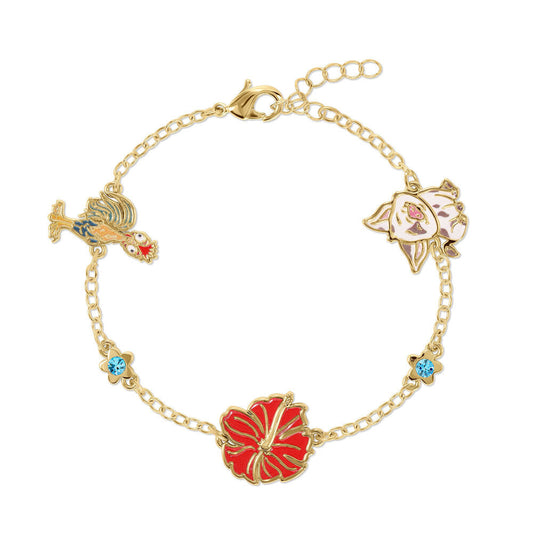 disney moana vaiana charm bracelet
