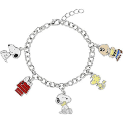 Snoopy Peanuts charm bracelet