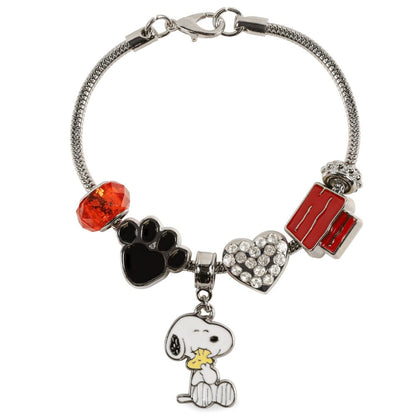 Snoopy Peanuts charm bracelet
