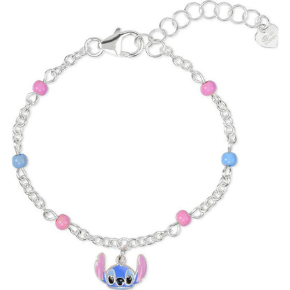 Silbernes Stitch Disney Charm Armband