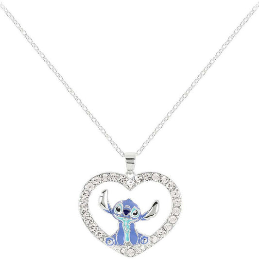 stitch disney heart pendant