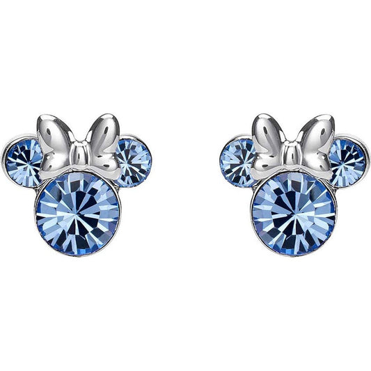 Minnie Mouse Disney silver earrings for December