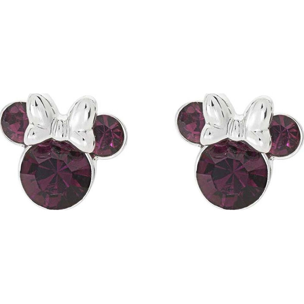 Minnie Mouse Disney silver earrings February
