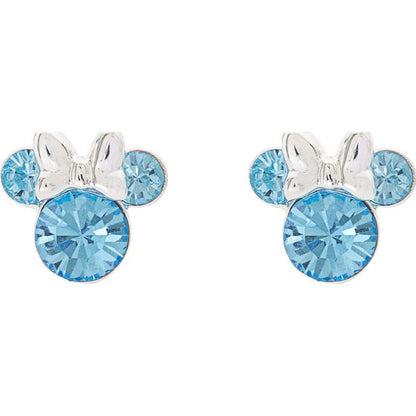 Minnie Mouse Disney silver earrings March