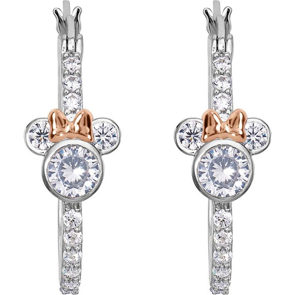 Minnie Mouse silver earrings