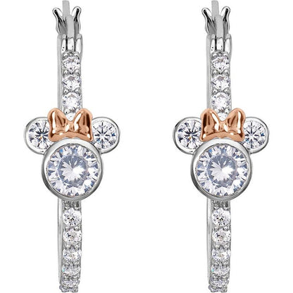 Minnie Mouse silver earrings