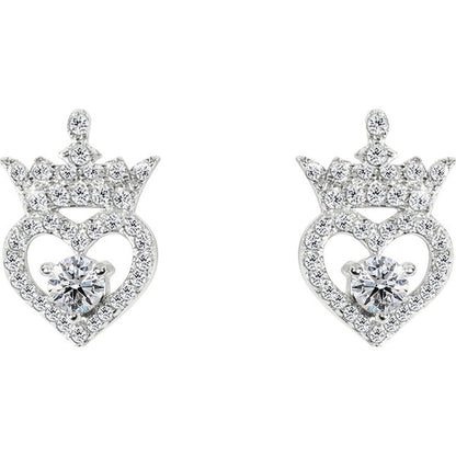 april disney princess silver earrings