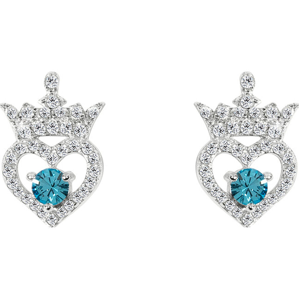 disney princesses silver earrings march