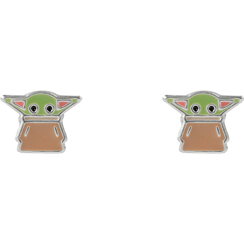 grogu earrings the mandalorian star wars silver