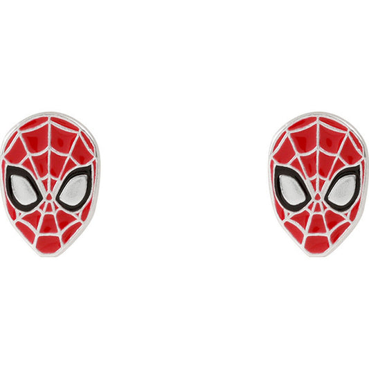 spiderman marvel silver earrings