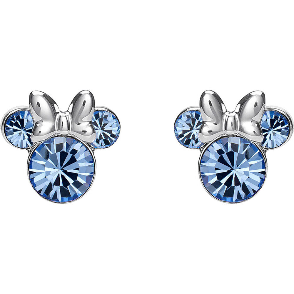Minnie Mouse Disney silver earrings for December