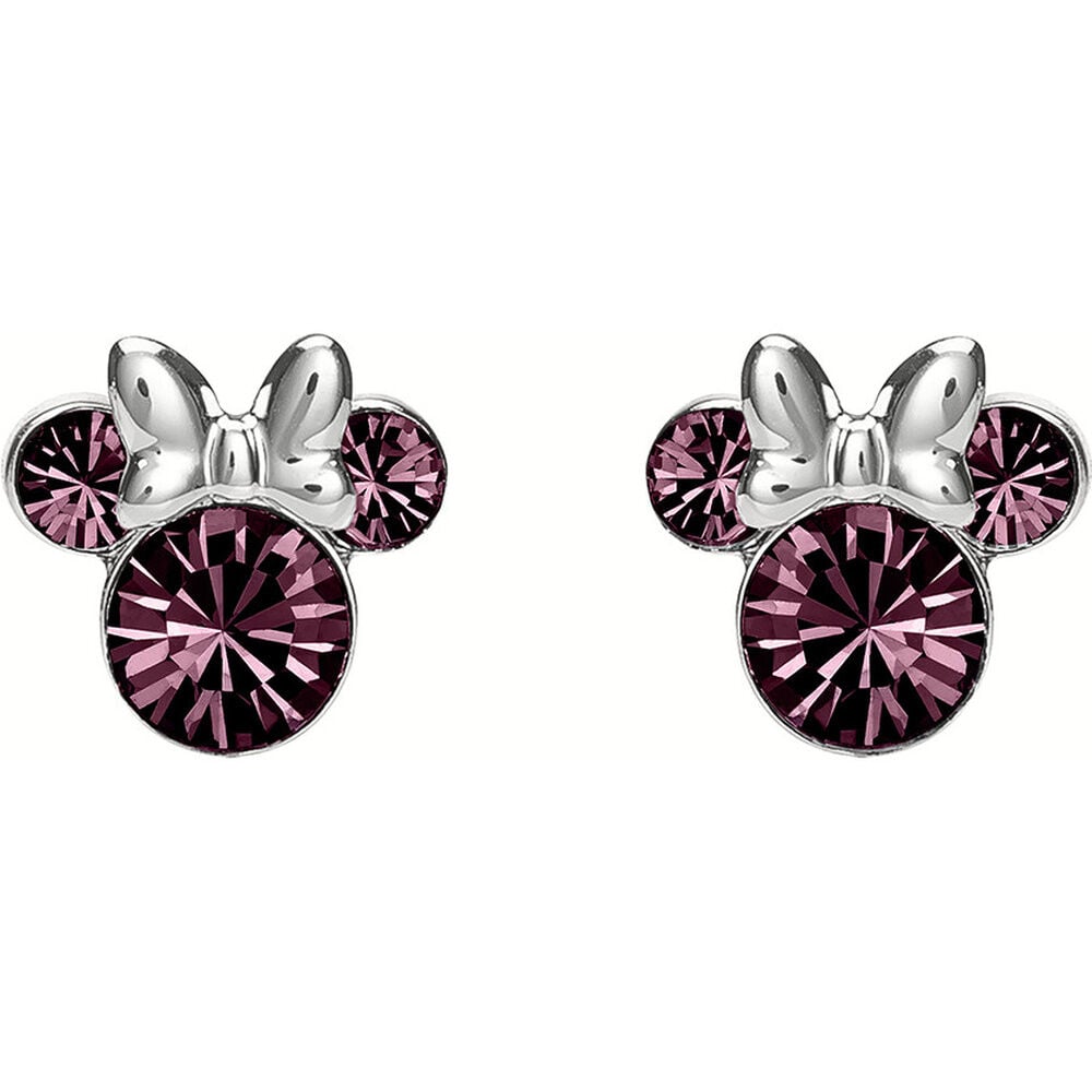 Minnie Mouse Disney silver earrings February