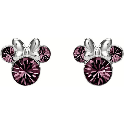 Minnie Mouse Disney silver earrings February