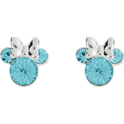 Minnie Mouse Disney silver earrings March