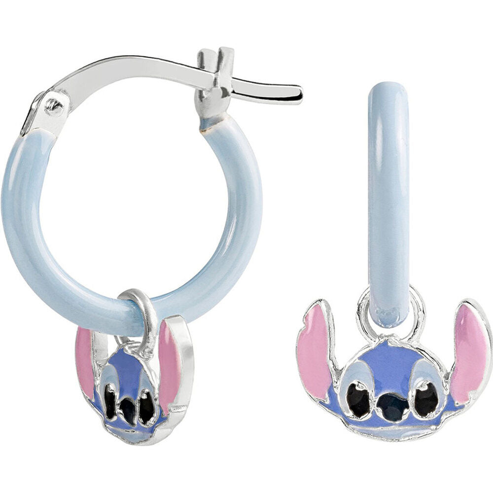 Disney Stitch Charm Earrings Silver
