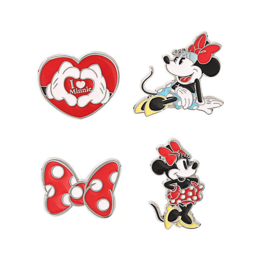 Set of 4 Minnie Mouse Disney pins